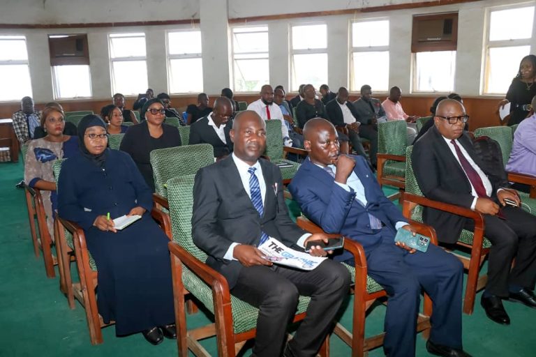 during lecture at the three days event workshop